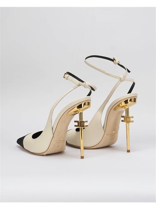 Slingback in nappa con tacco scultura Elisabetta Franchi ELISABETTA FRANCHI | Decollete | SA25B46E2E84